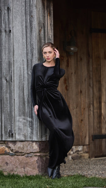 Wrap Maxi Dress - Velvet