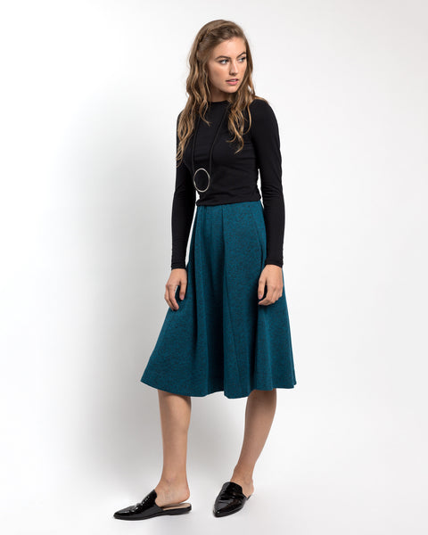 Panel Sweater Skirt
