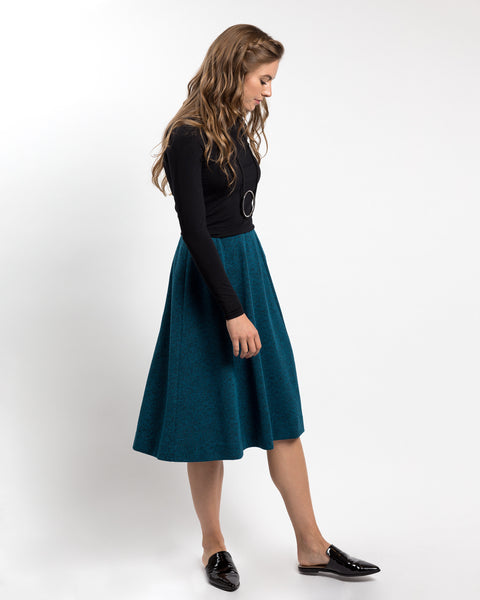 Panel Sweater Skirt