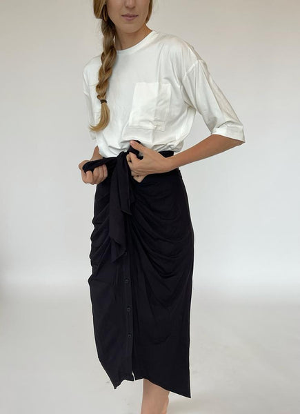 Draped Belted Skirts