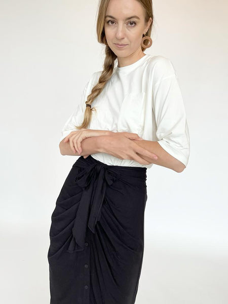 Draped Belted Skirts