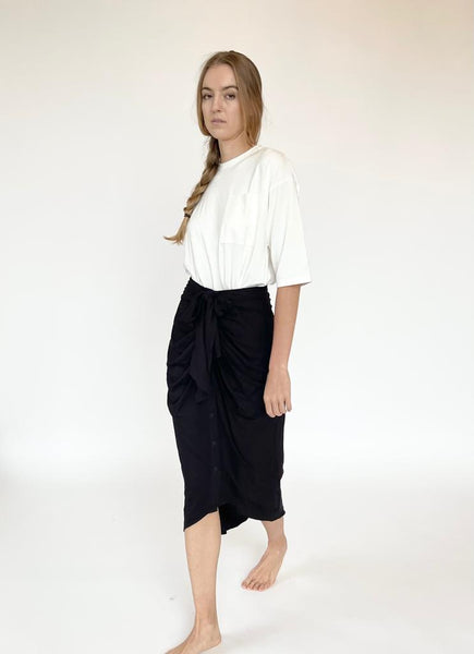 Draped Belted Skirts