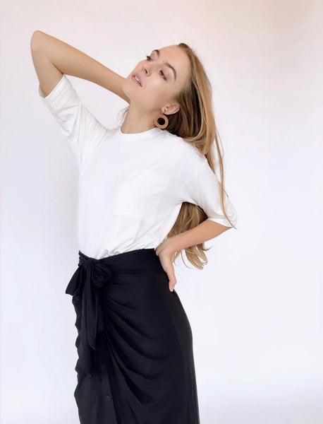 Draped Belted Skirts