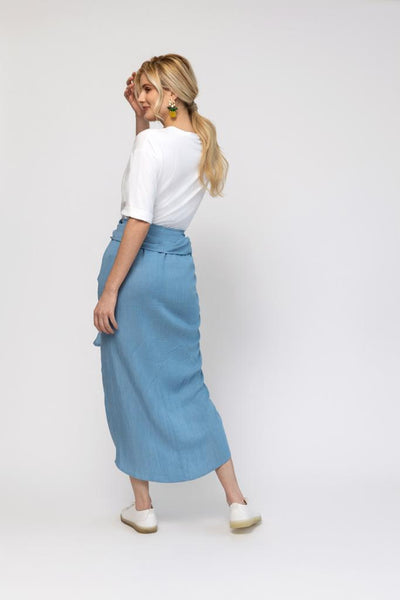 Wrap Skirt - Denim