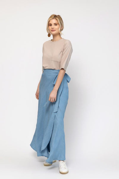 Wrap Skirt - Denim