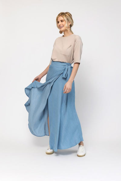 Wrap Skirt - Denim