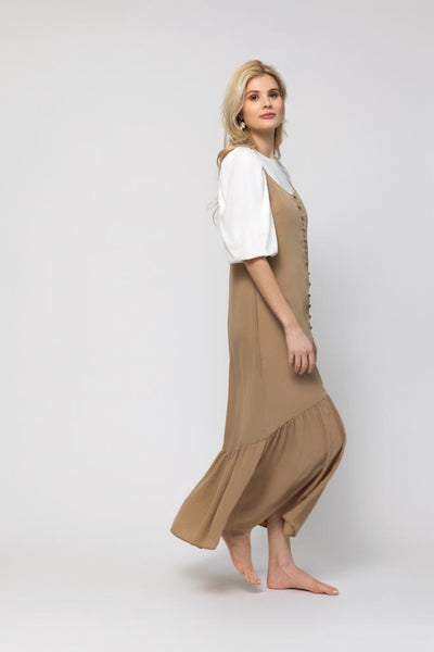 Button Down Maxi Jumper