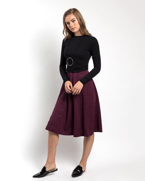 Panel Sweater Skirt